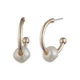 RALPH LAUREN Small Pearl Earrings