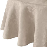 NEWBRIDGE Caiden Elegance Damask Oval Tablecloth, 60" x 84"