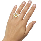 INC Flower Statement Ring