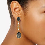 RACHEL ROY Stone Linear Drop Earrings