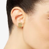 Charter Club Pave C-Hoop Earrings