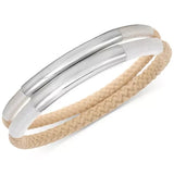 ALFANI Curved Bar & Braided Rope Bangle Bracelets