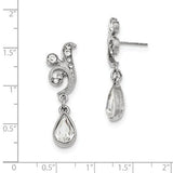 1928 Swarovski Elements Teardrop Earrings