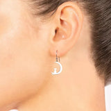 GIANI BERNINI Crescent Cat Earrings