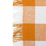 MACY'S Checkered Pumpkin Spice Placemat