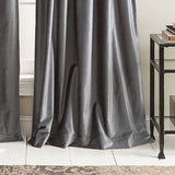 DKNY Knotted Velvet Curtain Panel Pair - 108"