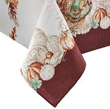 ELRENE 60 x 120 Oblong Autumn Turkey Tablecloth