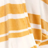Plush Striped Throw Blanket