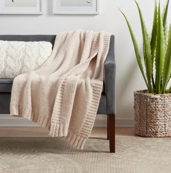 Knit Throw Blanket