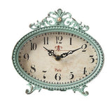 Decorative Pewter Mantel Clock