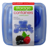 Storage Container Set, 42 Pcs