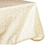 LENOX Opal Innocence Oblong 60" x 84" Ivory Tablecloth