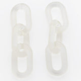 INC Frosted Link Drop Earrings