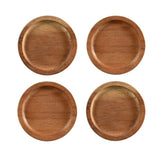 NORITAKE KONA WOOD Acacia Coaster Set