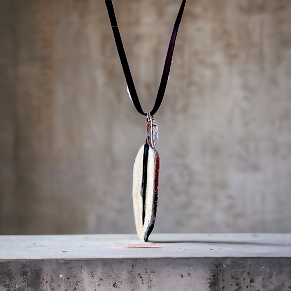 Feather Pendant Necklace