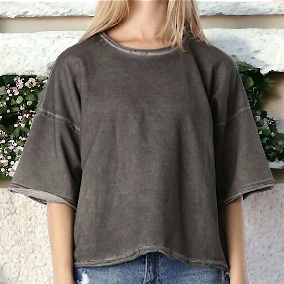 Distressed Cotton Top