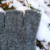 QI CASHMERE Women's Fingerless Gloves