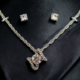 CHARTER CLUB Crystal Necklace & Earring Set