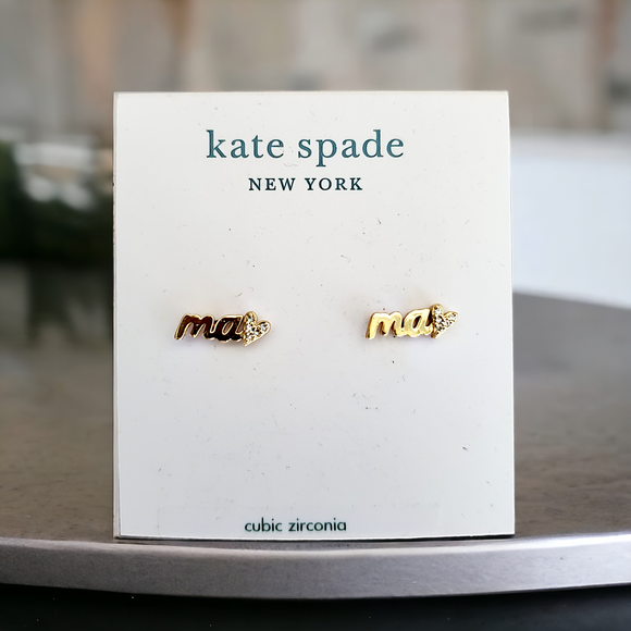 KATE SPADE Cubic Zirconia 'ma' Earrings