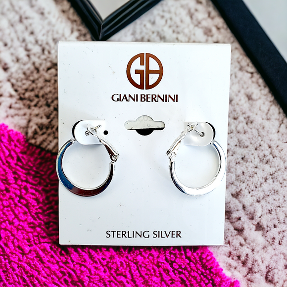 GIANI BERNINI Sterling Silver Hoop Earrings