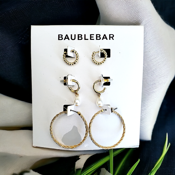 BAUBLEBAR Hoop Earring Set