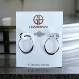 GIANI BERNINI Sterling Silver Hoop Earrings