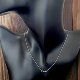 ELSIE MAY Bezel Diamond Necklace
