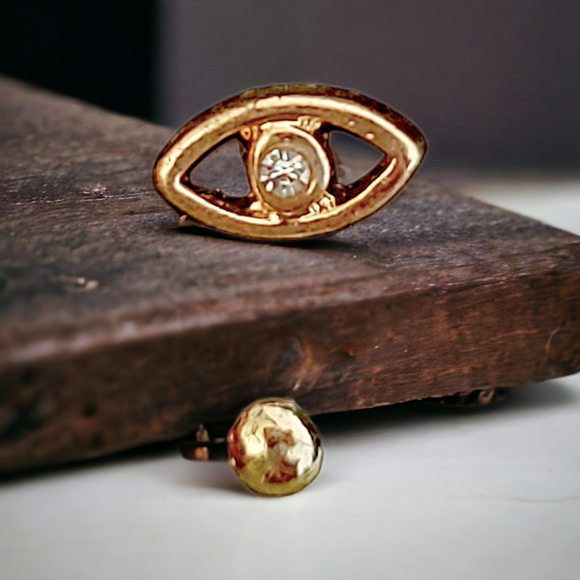 NORDSTROM Gold Diamond Accent Earring Set