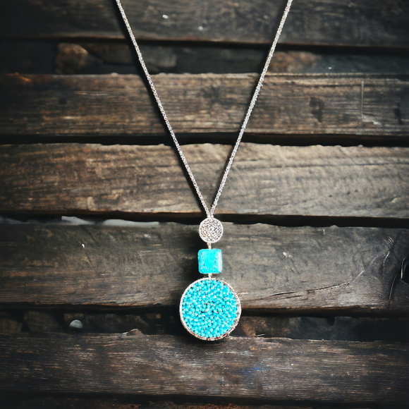 PANACEA Turquoise Pendant Necklace