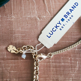LUCKY BRAND Long Oval Pendant Necklace