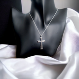 GIANI BERNINI Polished Silver Cross Necklace