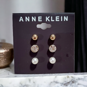 ANNE KLEIN Stud Earring Set