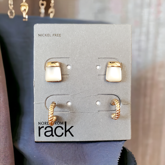NORDSTROM RACK 2 Pc Earring Set