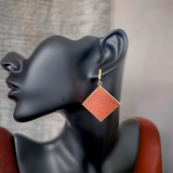 PANACEA Textured Pendant Earrings