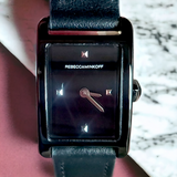 REBECCA MINKOFF Leather Wrap Watch