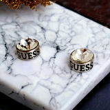 GUESS Pave Crystal Earring/Necklace Set