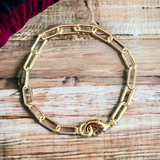 ADORNIA Gold Link Bracelet