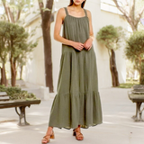 BB DAKOTA BY STEVE MADDEN Tiered Maxi Dress