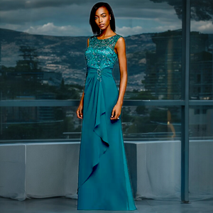 DECODE 1.8 Beaded Evening Gown