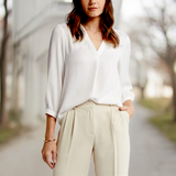 VINCE CAMUTO Hammered Satin Blouse