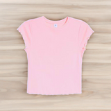 BP Ruffle Trimmed Cropped Tee