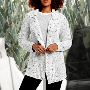 NIC+ZOE Plush Open Front Cardigan Sweater