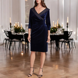 TAHARI ASL Velvet Bodycon Dress