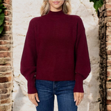 ELODIE Mock Neck Sweater