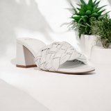 MARC FISHER Square-toe Woven Sandals