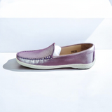 MARC JOSEPH Girl's Purple Glimmer Broadway Loafers