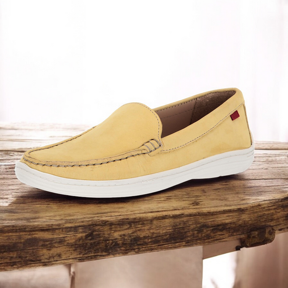 MARC JOSEPH Kid's Yellow Broadway Loafers