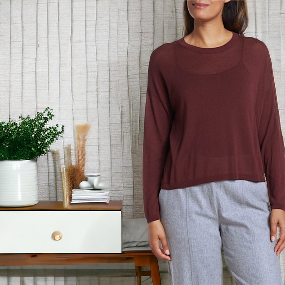 EILEEN FISHER Knit Box Top