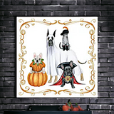 Grace Popp Halloween Wall Canvas