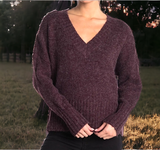 ABOUND Fuzzy V-neck Sweater